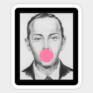 DB Cooper Bubble Sticker